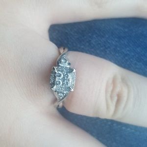 10K White Gold Zales Ring